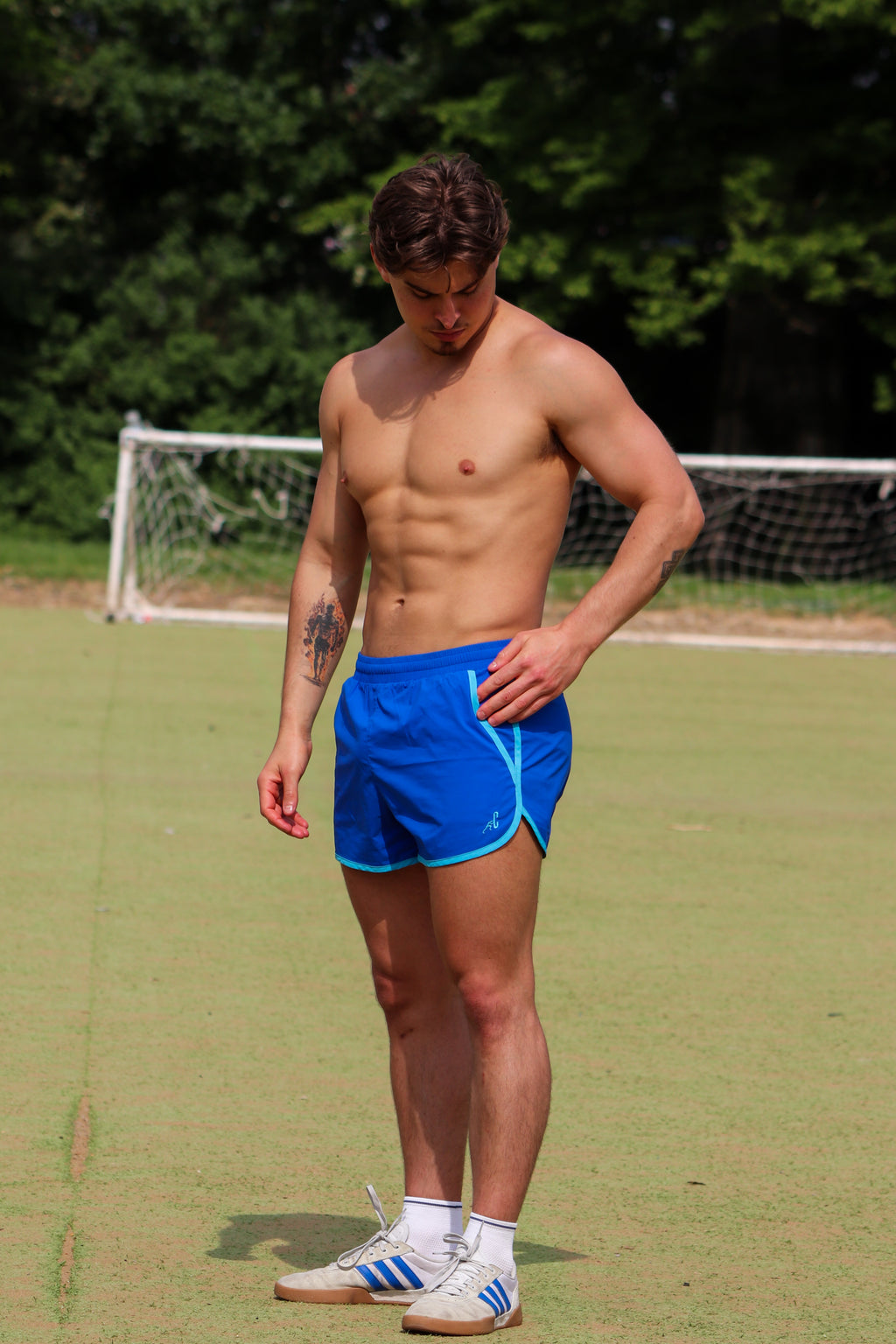 CAMIA Retro Training Short 3" - Blue