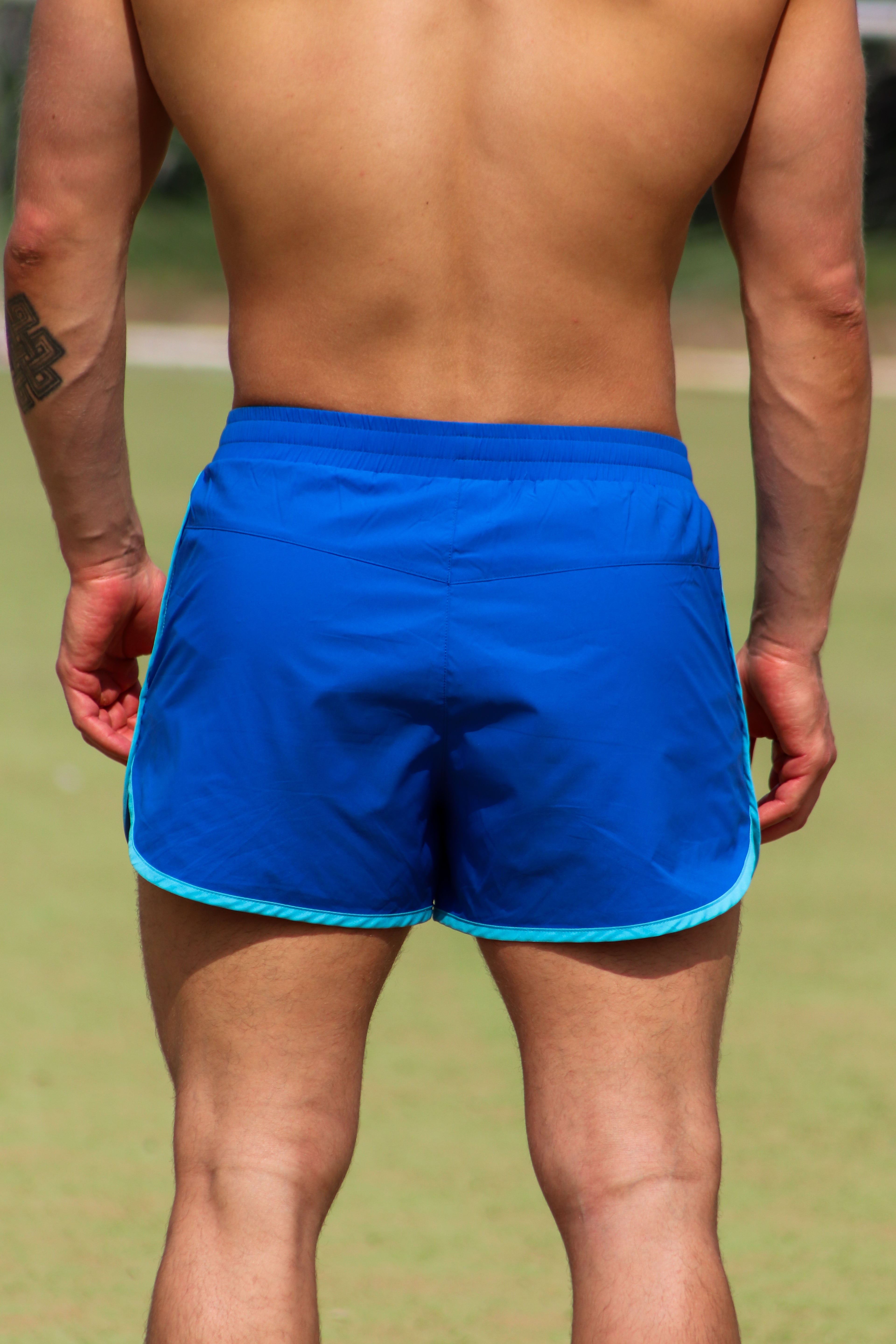CAMIA Retro Training Short 3" - Blue